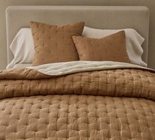 Pottery Barn - Everyday Linen Comfort Quilt - Big Sales