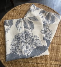 Foindtower Pillow Covers Floral Dahlia Flower Print Aegean Blue 22  Set Of 2