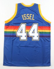 Dan Issel Signed Denver Nuggets Jersey (JSA COA) 6xNBA All Star/ HOF 1993/Center