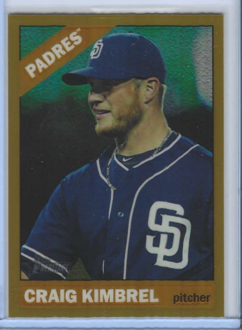 2015 Topps Heritage THC722 Craig Kimbrel Gold Refractor 3/5 Padres