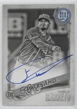 2018 Topps Gypsy Queen Black & White 14/50 Franklin Barreto #GQA-FB Auto 1c0p