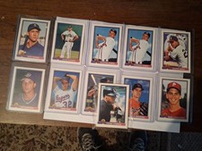 Chipper Jones Bret Boone 1991 Bowman 11 Card Baseball Card Lot Rookie Cards 