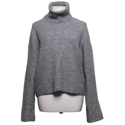 H&M, Rollkragenpullover, Größe: M, Grau, Polyester/Acryl/Wolle/Elasthan #JHK