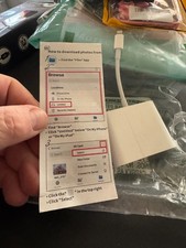 SD Card Reader for iPhone Memory Card Reader with USB Camera Adapter.