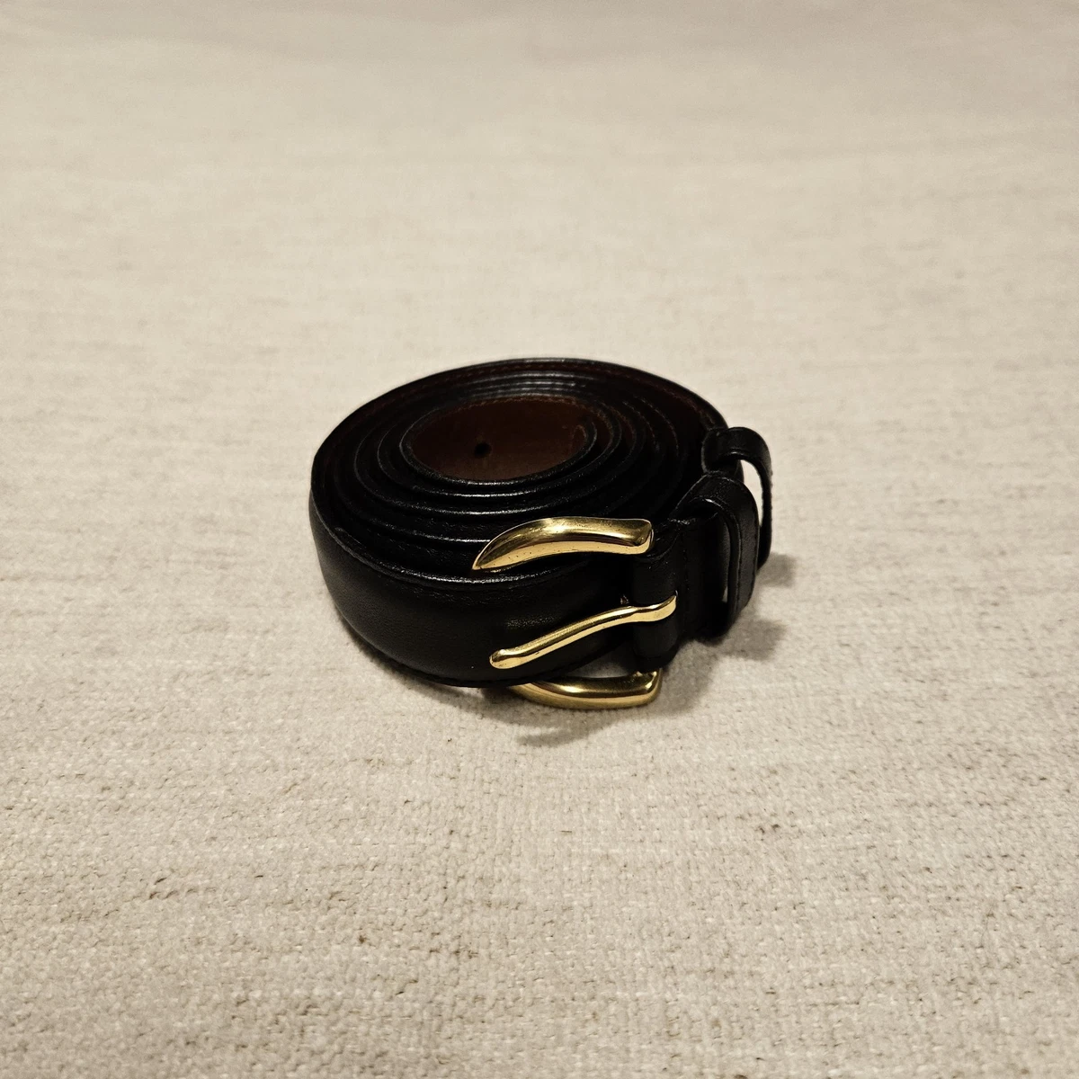 Vintage Coach Black Leather Belt #8504 USA Women’s XL/L DEADSTOCK Brand New Coach Black Skinny Belts for Women for sale | eBay main image 3