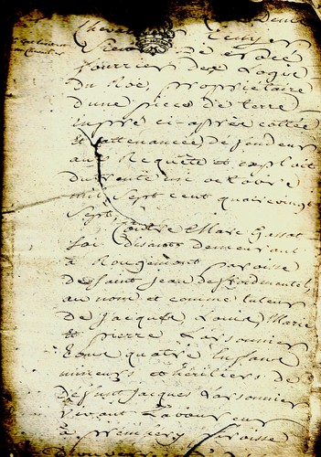 1787 Unverre Procédure judiciaire au sujet de terres CHEVALIER LARSONNIER GASSOT - Photo 1 sur 7