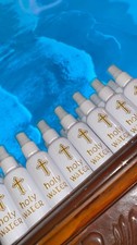 2 Holy water Empty Bottles/ 2 Botellas De Agua Bendita Vac as.