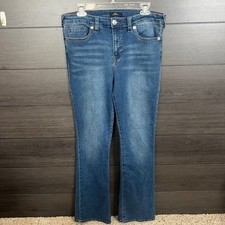 True Religion Women's Becca Mid Rise Bootcut Stretch Jeans Size 33
