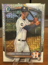 2025 Bowman Chrome Kevin Alvarez MOJO Refractor Variation #BCP-227 Astros
