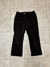 Carhartt WB136 DKB Women s 18x30 36x30 Double Knee Canvas Work Pants Faded