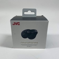 New JVC Nearphones Wireless Bluetooth Earbuds Black HA-NP1T