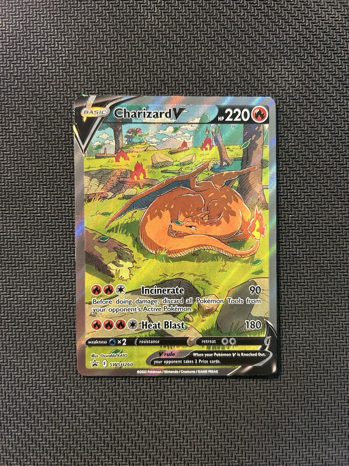 Pokemon TCG Charizard V SWSH260! NM Condition! See Description!