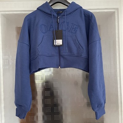 Oace calm cropped zip Jacket, Größe M, blau, NEU, OVP, mit Etikett
