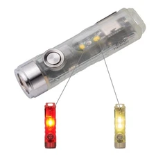 4th Aurora A5 USB-Keychain Flashlight, 650 Lumens Super Bright with EDC Pocke...