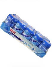 Mentos Pure Fresh Sugar-Free Chewing Gum in the Fresh Mint flavor Pack Of 10