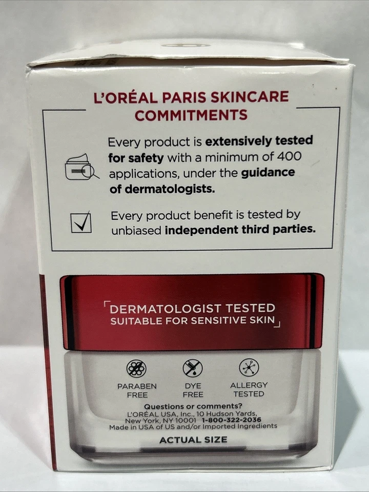 L’Oreal Revitalift Anti-Wrinkle + Firming Moisturizer SPF 25 1.7 oz NEW - Image 4 of 4