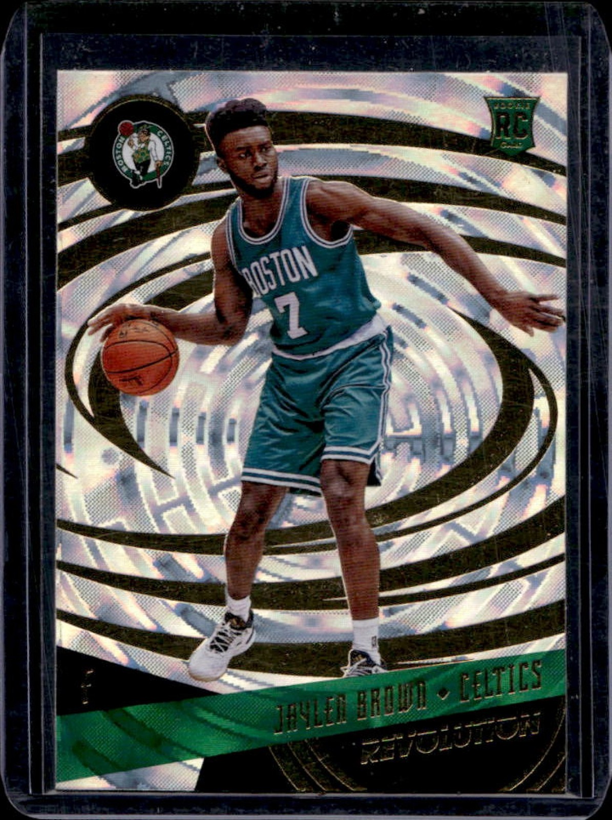 2016-17 Panini Revolution Jaylen Brown RC Fractal Rookie #107 Celtics