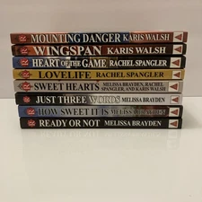 Lot Of 8 Lesbian/Sapphic Books, Melissa Brayden Rachel Spangler Karis Walsh tpb