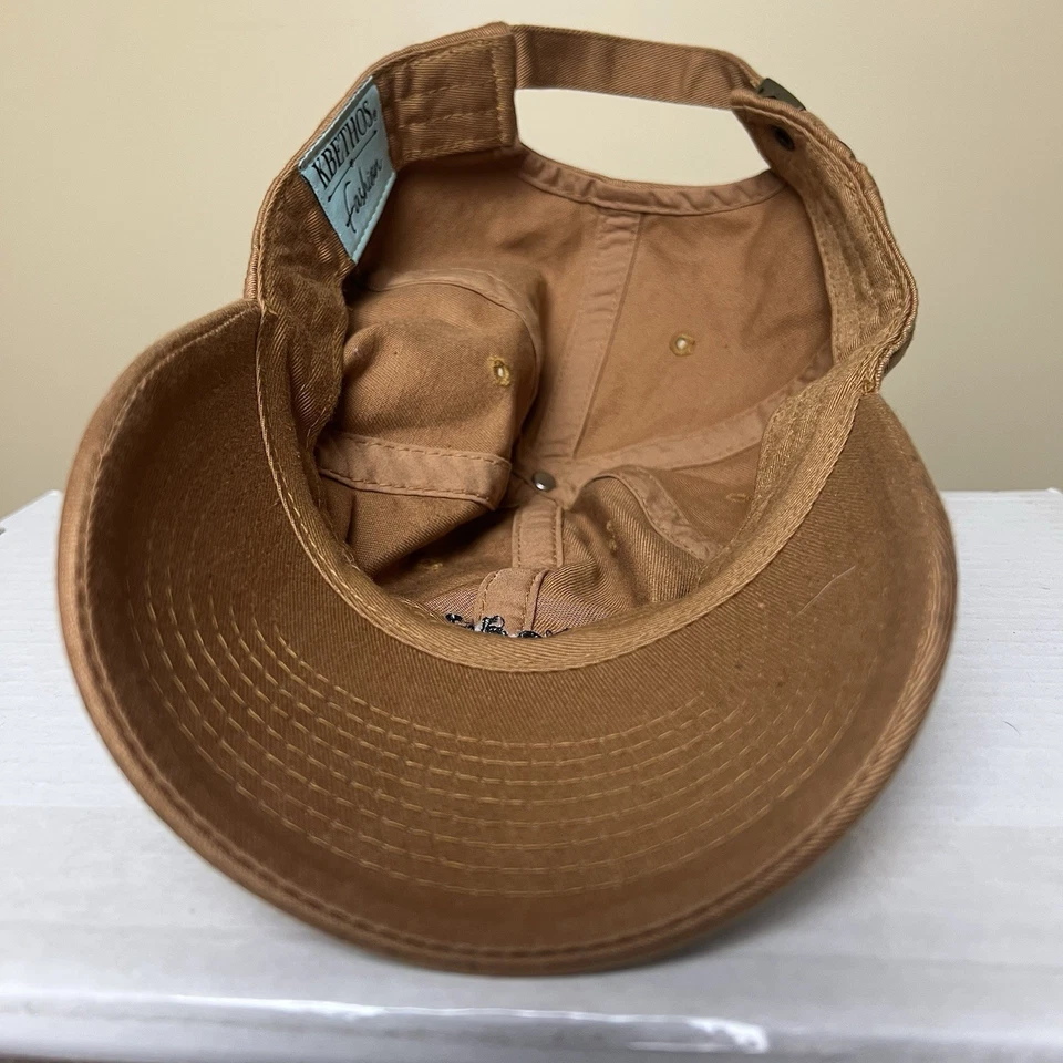 Gorra KBETHOS Daddy marrón correa trasera logotipo talla única Foto 4 de 4
