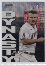 2022 Topps Stadium Club Chrome Dynasty and Destiny Wave Refractor Mike Trout u6m