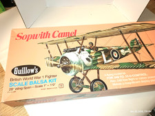Guillow's Sopwith Camel British WW1 Fighter Balsa Wood Model Airplane Kit 801