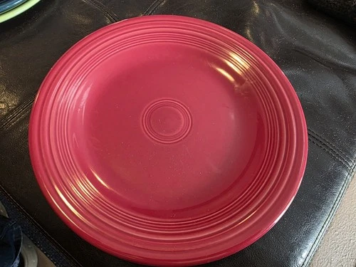 FiestaWare Homer Laughlin 10.5" Scarlet Red Dinner Plate