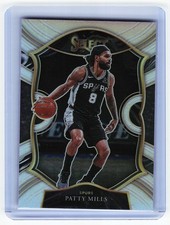 2020-21 Panini Select #48 Patty Mills Silver Prizms San Antonio Spurs