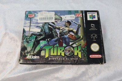 Nintendo 64 Turok Dinosaur Hunter Spiel komplett mit OVP & Handbuch