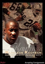 1997 Flair Showcase Row 0 #110 Napoleon Kaufman RAIDERS