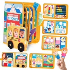 Busy Book Preschool Learning Activities Gifts Activity First Day of School