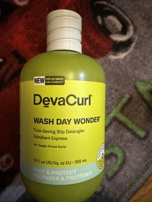 Deva Curl Wash Day Wonder Time-Saving Slip Detangler 12 oz PREP & PROTECT