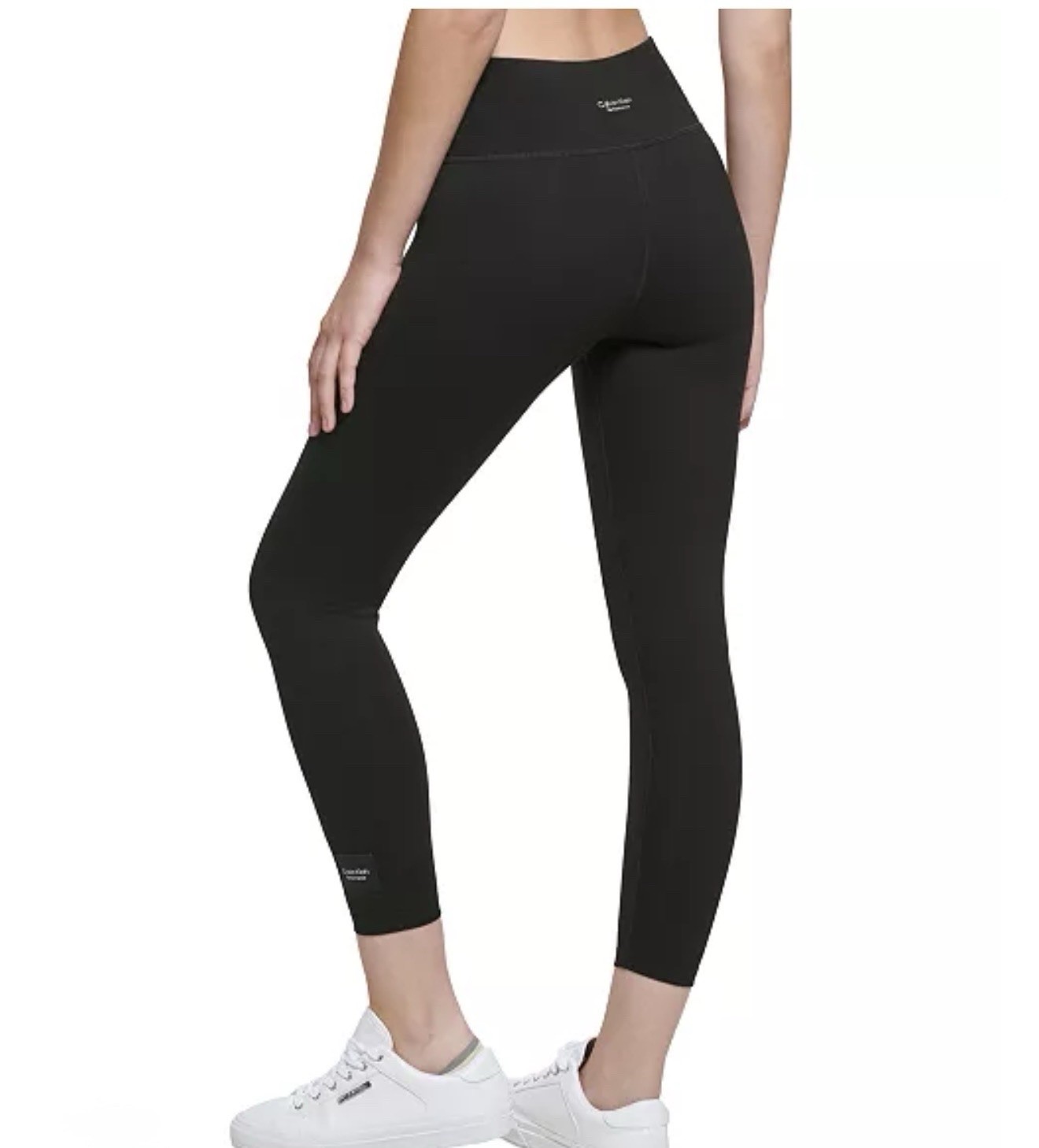 Calvin Klein Performance High Waist 7/8 Tight Legging Logo Black XS NEW! thumbnail 2