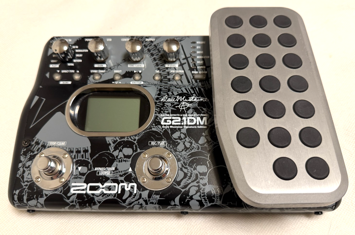 ZOOM G2.1DM Dave Mustaine Guitar Multi Effects Pedal Megadeth | eBay