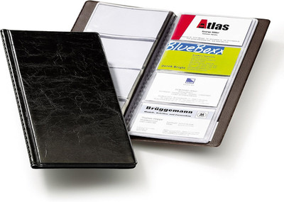 Durable Visitenkartenalbum Visifix 2380, für 96 Karten 90 x 57 mm, 115 x 253 x 8