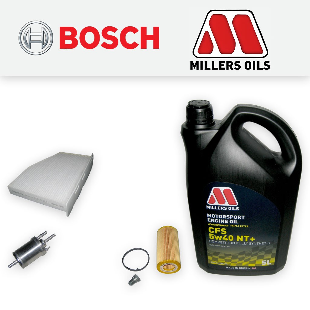 SERVICE KIT for AUDI TT (8J) TTS QUATTRO OIL FUEL CABIN FILTERS +OIL (2008-2014)