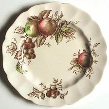 Johnson Brothers Harvest Time Brown Multicolor Bread & Butter Plate 277824