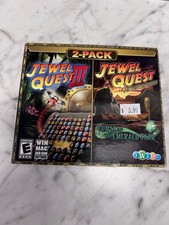 Jewel Quest 2 Pack III and Mysteries Jewel Case PC CD-ROM Used UP111325
