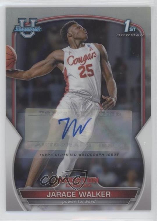 2022-23 Bowman U Chrome Prospect Refractor 202/499 Jarace Walker #14 Auto
