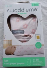 Swaddleme Pod By Ingenuity New Born 0-2 Months Compression Pink Flowers