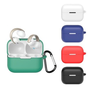 Soft Silicone Case Earbuds Cover With Clip Hook for Anker Soundcore AeroClip