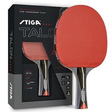 STIGA Ping Pong Paddle, 2mm Sponge, Flared Handle, Tournament Use