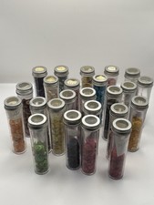 Verschiedene Bastel Kunststoff S Knöpfe in Klar Kunststoff Aufbewahrungsröhrchen Allgemein Basteln