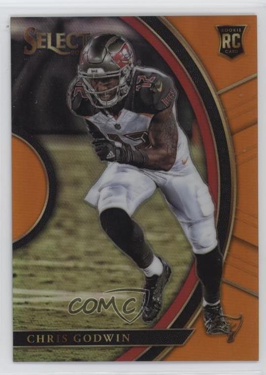 2017 Panini Select Concourse Orange Prizm 20/49 Chris Godwin #96 Rookie RC 0i1b