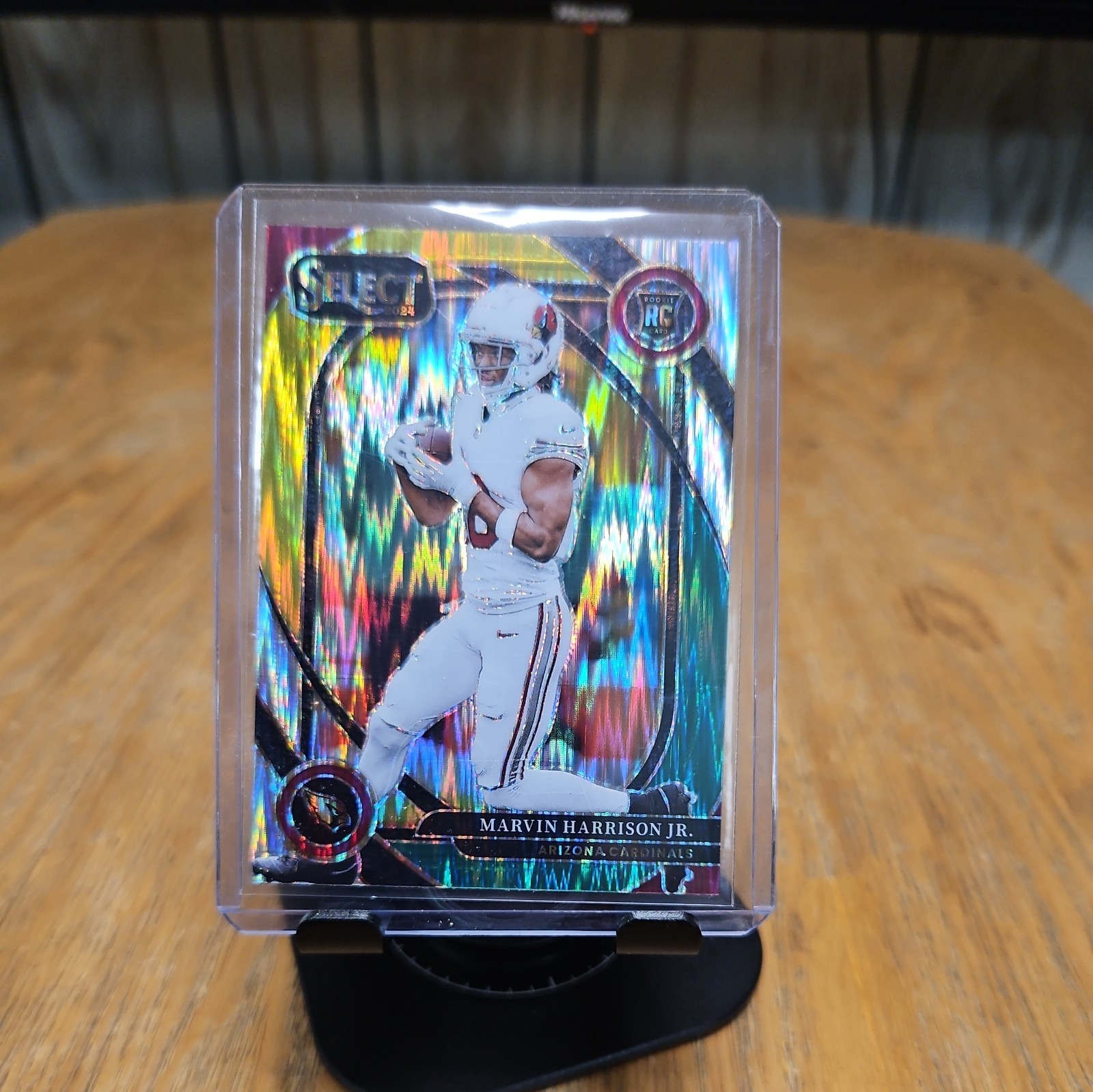 2024 Select - Marvin Harrison Jr. RC #219 Club Level Green & Yellow Prizm Shock