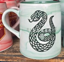 Universal Studios Harry Potter Slytherin House Green Crest Ceramic Coffee Mug
