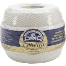 DMC 167G 20-BLANC Cebelia Crochet Cotton Size 20-White