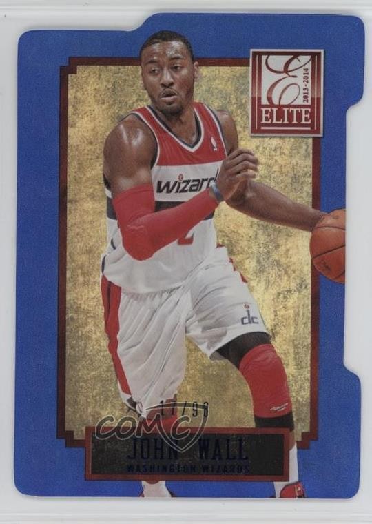 2013-14 Panini Elite Aspirations Blue 17/98 John Wall #6 oh8