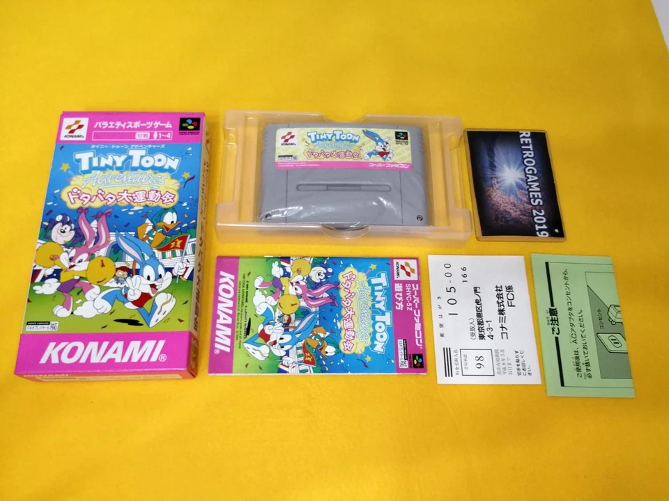 Tiny Toons Adventures Wacky Sports NINTENDO SUPER FAMICOM REG CARD - Image 2 of 4