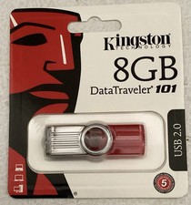 Kingston 8gb Usb Drive Data Traveler 101 Flash Memory Stick