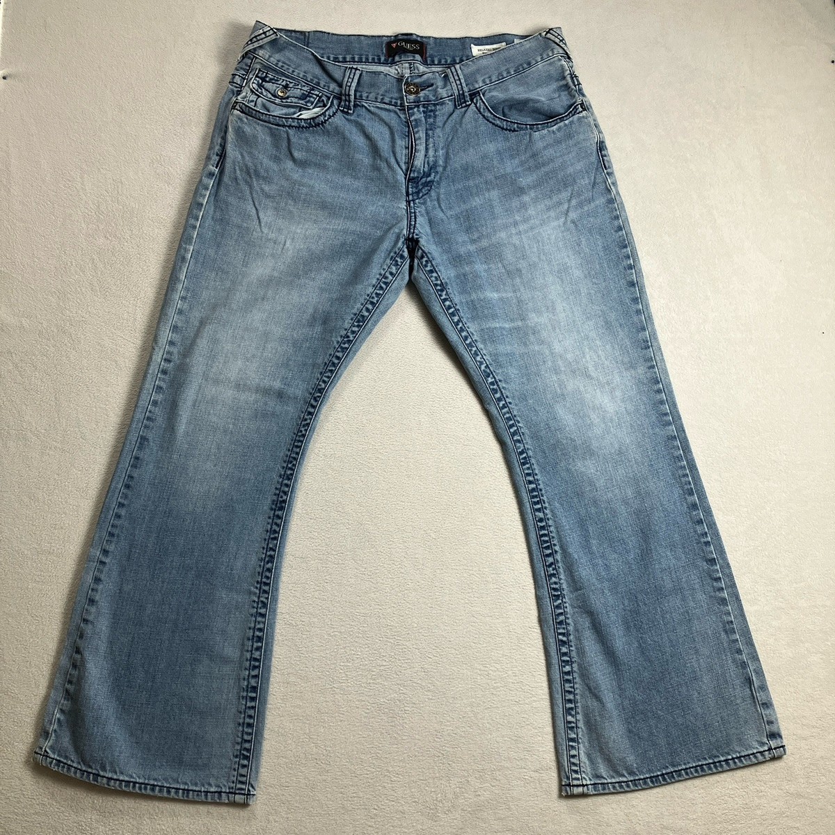 Bootcut Flare Y2K Western Guess Relaxed Boot Rancho Fit Men's